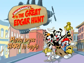 Animaniacs The Great Edgar Hunt (Europe) screen shot title